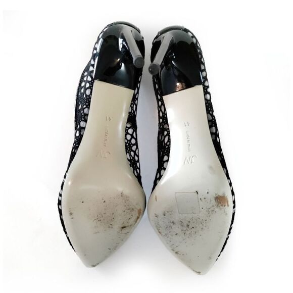 JASON WU SIGRID LACE MESH PUMPS BLACK SIZE 10 - Picture 5 of 7